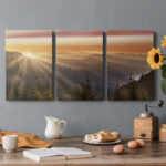 " Smokey Sunrise " 3 - Pieces - Image 5