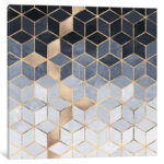 " Soft Blue Cubes " by Elisabeth Fredriksson - Image 2