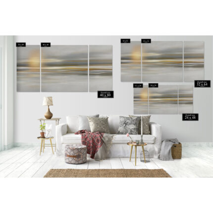 ” Soft Sea ” 3 – Pieces - Chic Decora