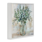 " Soothing Eucalyptus Flower Herb Arrangement Rustic Jar " by Nan - Image 2