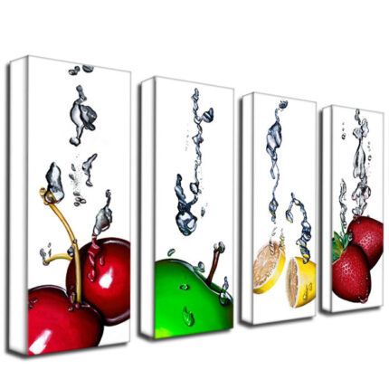 ” Splash II ” by Roderick Stevens 4 – Pieces - Chic Decora