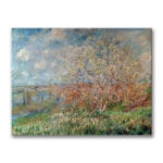" Spring, 1880 " by Claude Monet Painting Print - Image 5