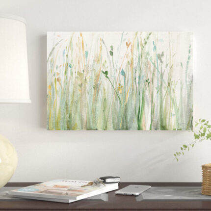 ” Spring Grasses II ” by Avery Tillmon Painting Print - Chic Decora