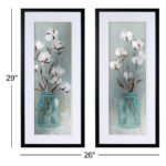 " Stalks Of Cotton " 2 - Pieces - Image 3