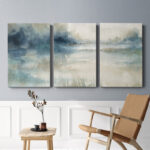 " Still Evening Waters II " 3 - Pieces Painting Print