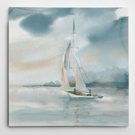 ” Subtle Mist I ” Painting Print - Chic Decora