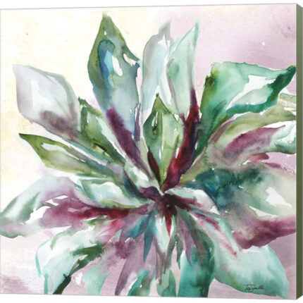 " Succulent Watercolor II " by Tre Sorelle Studios