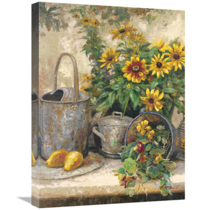 ” Sunflower Garden II ” by Hong - Chic Decora