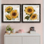 " Sunflower Summer I " 2 - Pieces