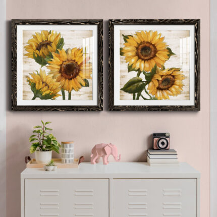 ” Sunflower Summer I ” 2 – Pieces - Chic Decora