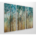 " Sunlit Birch Grove " 3 - Pieces - Image 3