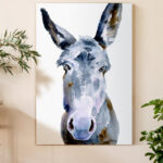 " Sweet Donkey II " Painting Print