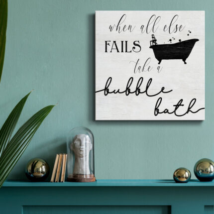 ” Take A Bubble Bath “ - Chic Decora