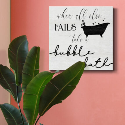 ” Take A Bubble Bath “ - Chic Decora