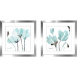 " Teal Magnolias I " 2 - Pieces - Image 4
