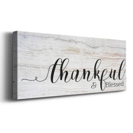” Thankful & Blessed “ - Chic Decora
