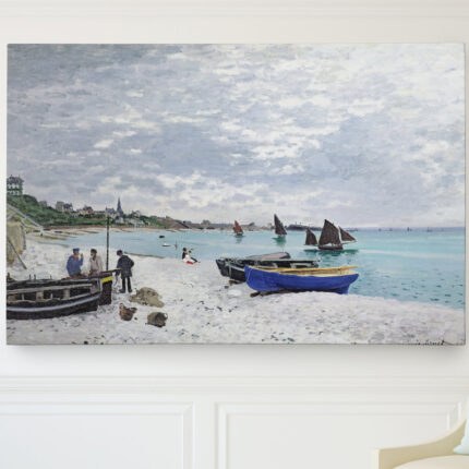 " The Beach " by Claude Monet