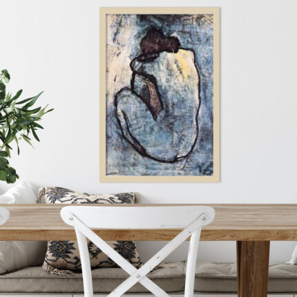 ” The Blue Nude (Seated Nude) ” by Pablo Picasso - Chic Decora