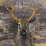 " The Leader Gold " by Albena Hristova Painting Print