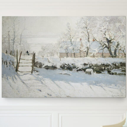” The Magpie ” by Claude Monet - Chic Decora
