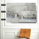 " The Magpie " by Claude Monet - Image 3