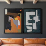 " The Olive Press Rooom " 2 - Pieces Painting Print