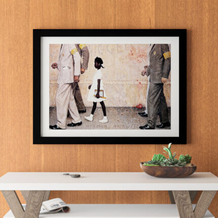 ” The Problem We All Live With (Ruby Bridges) ” by Norman Rockwell - Chic Decora