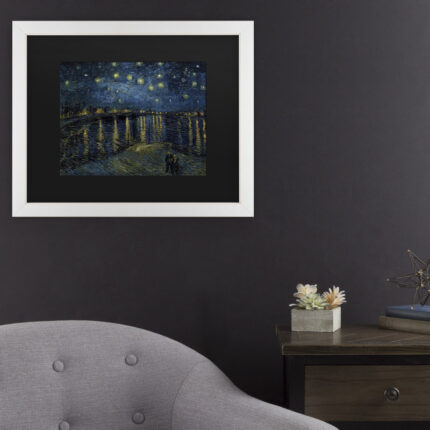 ” The Starry Night Over The Rhone ” by Vincent Van Gogh - Chic Decora