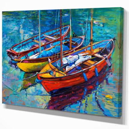 ” Three Fishing Boat “ - Chic Decora