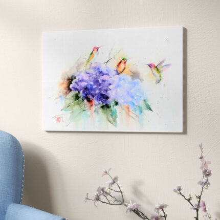 ” Three Hummingbirds ” by Dean Crouser - Chic Decora
