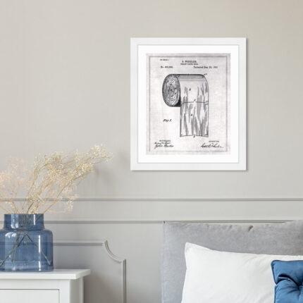 ” Toilet-Paper Roll 1891 “ - Chic Decora