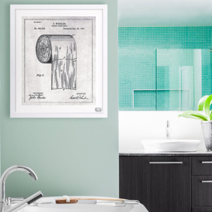 ” Toilet-Paper Roll 1891 “ - Chic Decora