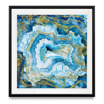 ” Touch Of Gold Agate II “ - Chic Decora