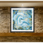 " Touch Of Gold Agate II " - Image 2