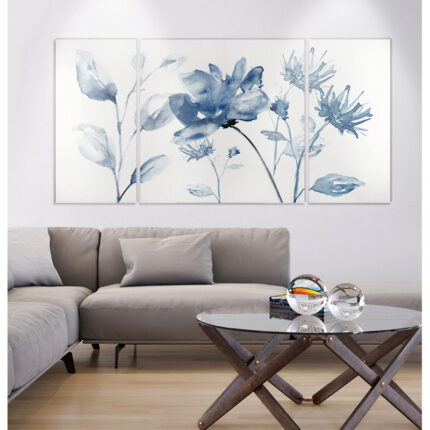 ” Translucent Blues II ” 3 – Pieces - Chic Decora