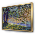 " Tree By River First Rays Of Afternoon Sun " - Image 2