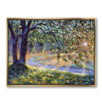 " Tree By River First Rays Of Afternoon Sun " - Image 3