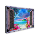 " Tropical Window To Paradise VII " by Leo Kelly
