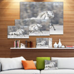 " Two White Horse " by Designart - Image 7