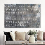 " Typography And Quotes Happy People Inspirational Quotes And Sayings " - Image 5