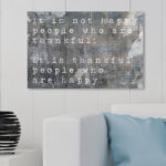 " Typography And Quotes Happy People Inspirational Quotes And Sayings " - Image 6