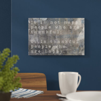 ” Typography And Quotes Happy People Inspirational Quotes And Sayings “ - Chic Decora