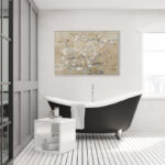 " Van Gogh In Gold Blossoms Inspiration " by Oliver Gal - Image 3