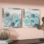 " Variation Blue Gray II " 2 - Pieces