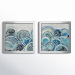 " Variation Blue Gray II " 2 - Pieces - Image 2