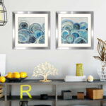 " Variation Blue Gray II " 2 - Pieces - Image 3