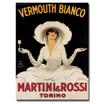 ” Vermouth Bianco Martini Rossi ” by Marcello Dudovich - Chic Decora