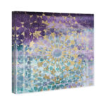 " Viridian Violet Mandala " Painting Print - Image 4