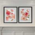 " Vivid Peonies " 2 - Pieces Painting Print - Image 5