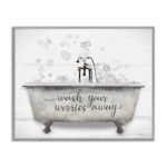 " Wash Your Worries Away Tub Bubbles " by Lori Deiter